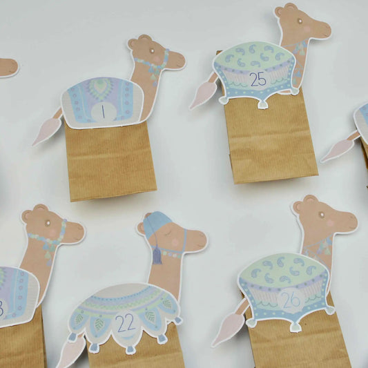 Bastelset Ramadankalender "Kamele"