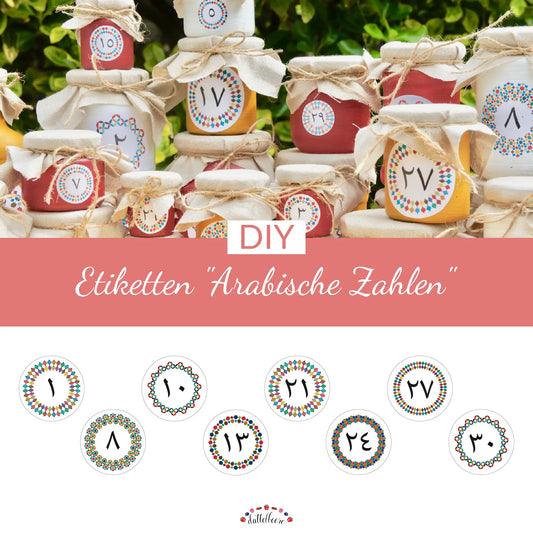 Etiketten "Arabische Zahlen"