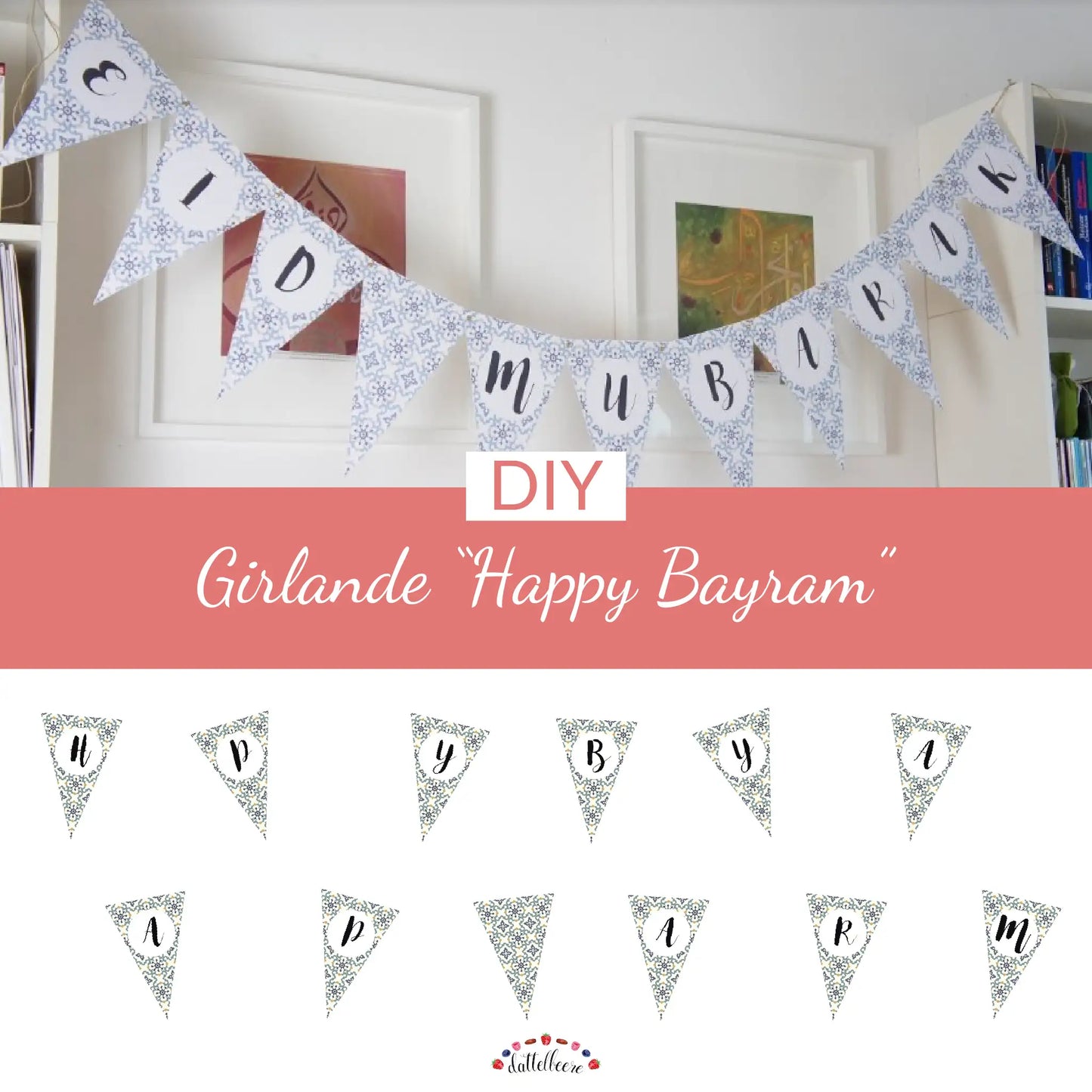 Girlande "Happy Bayram"