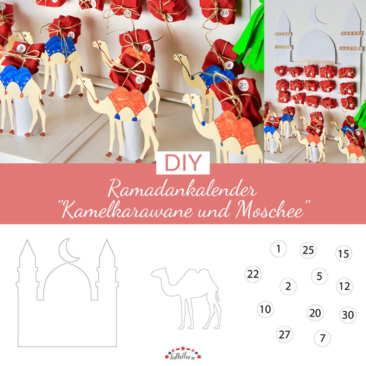 Ramadankalender "Kamelkarawane und Moschee"