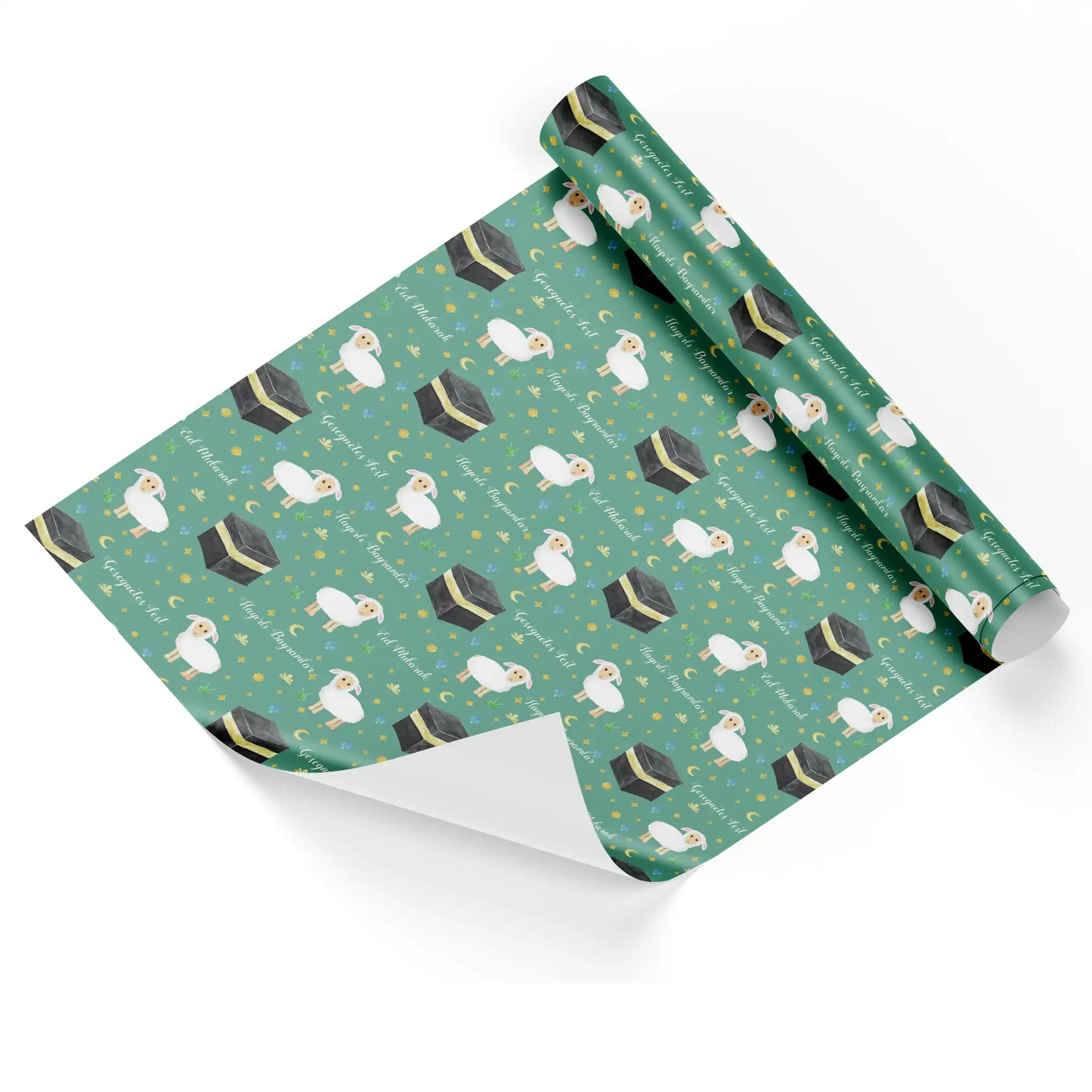 Geschenkpapier "Schaf & Kaaba"