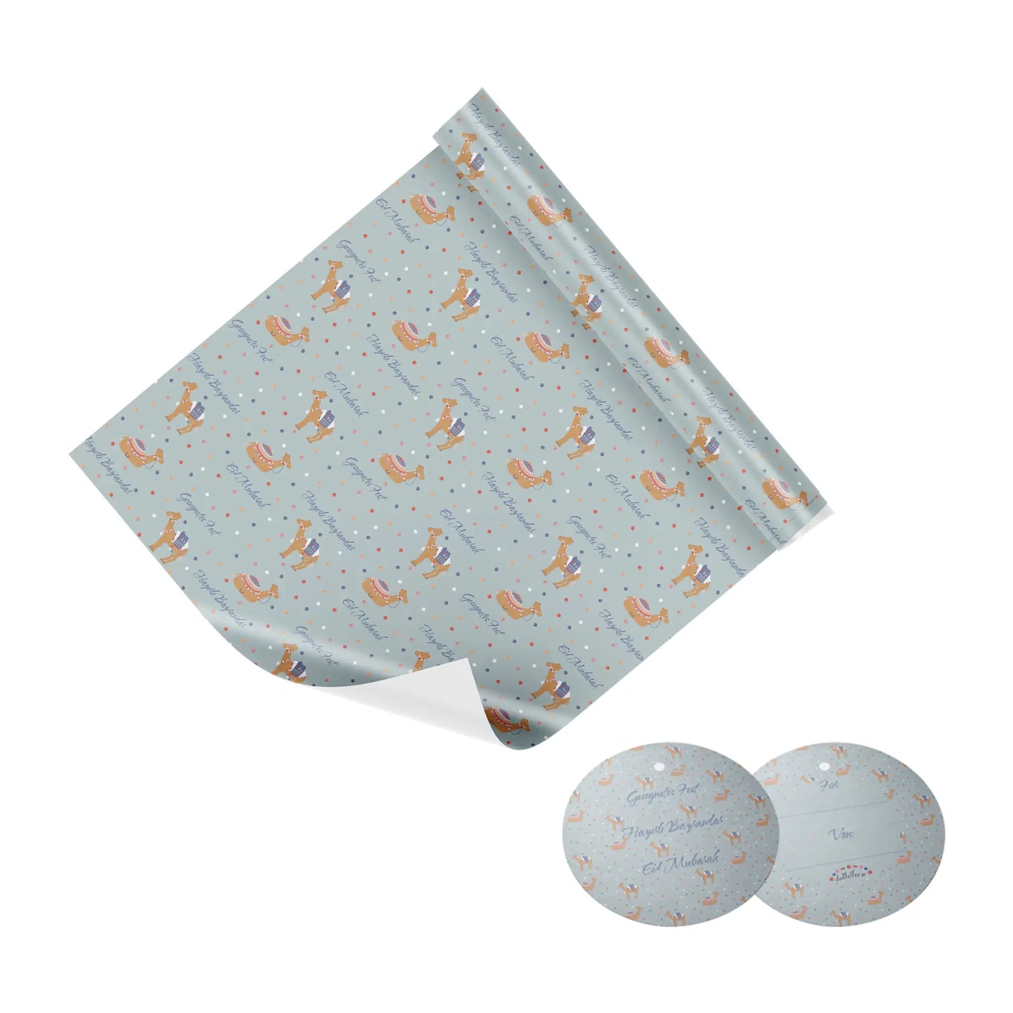 Geschenkpapier-Set "Opferfest" (inkl. Geschenkanhänger)