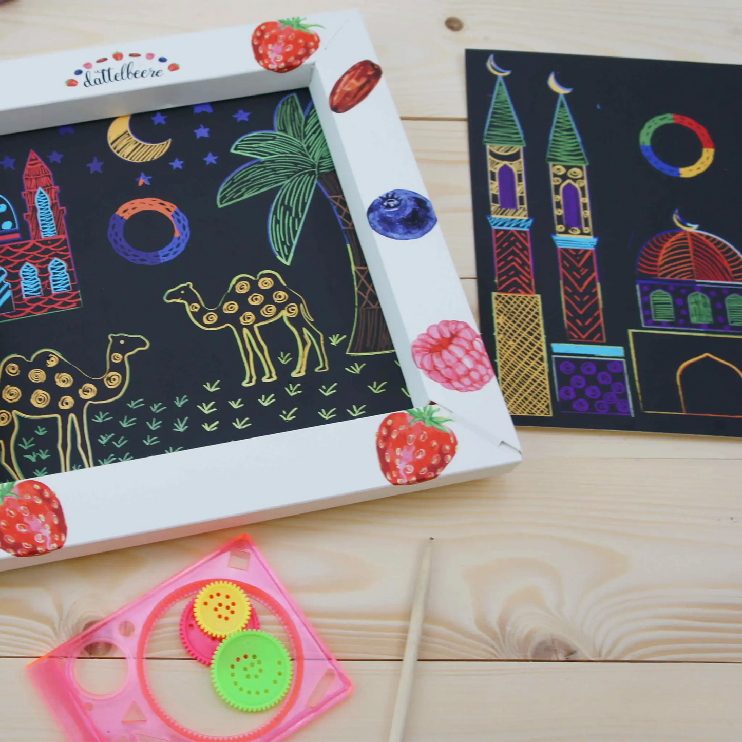Kratzbild-Set "Moschee"