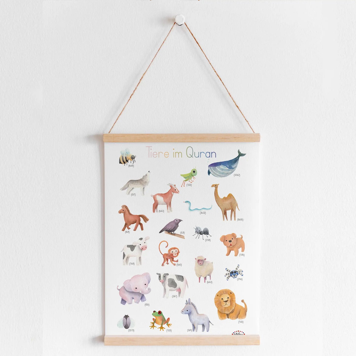 Poster "Tiere im Quran"