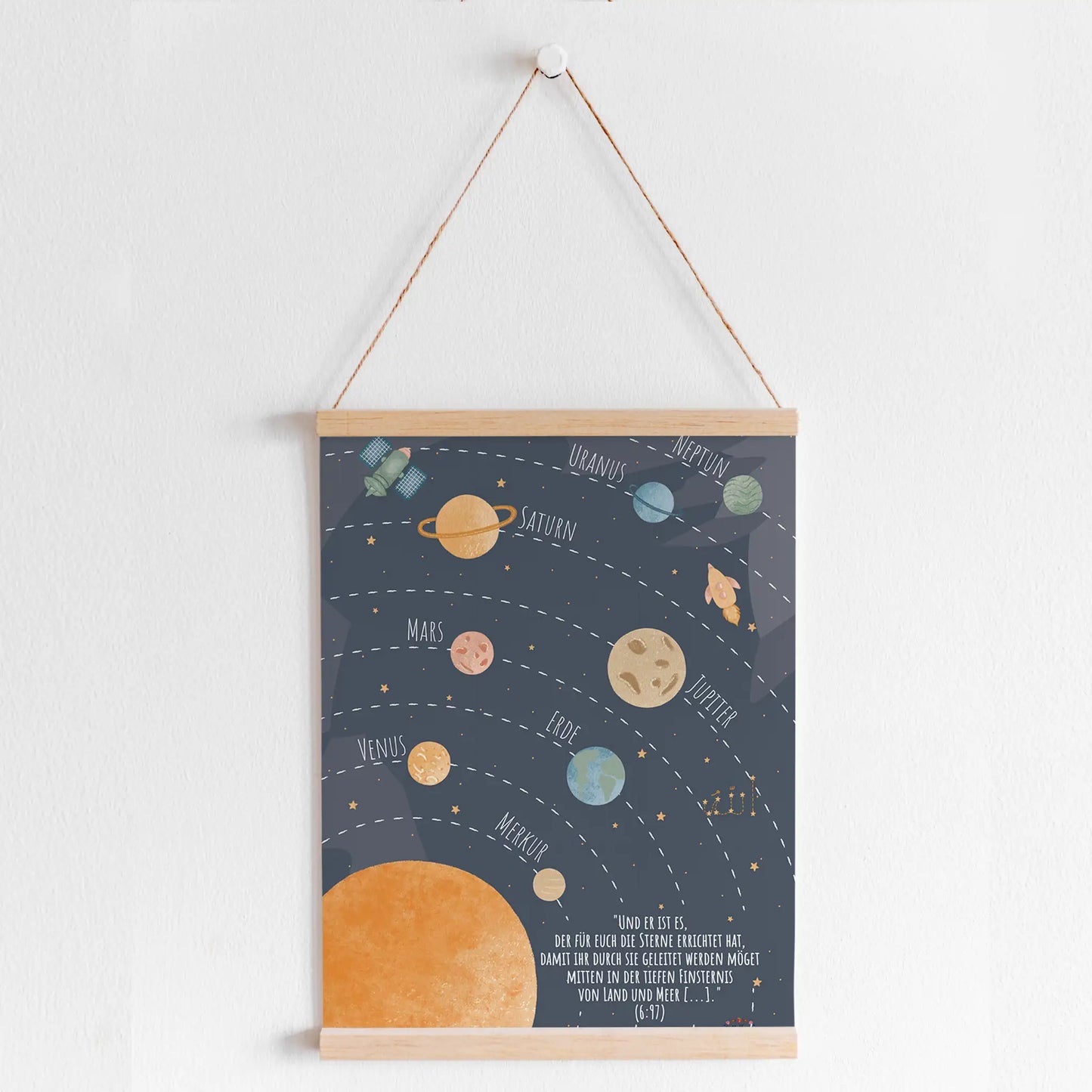 Poster "Weltraum"