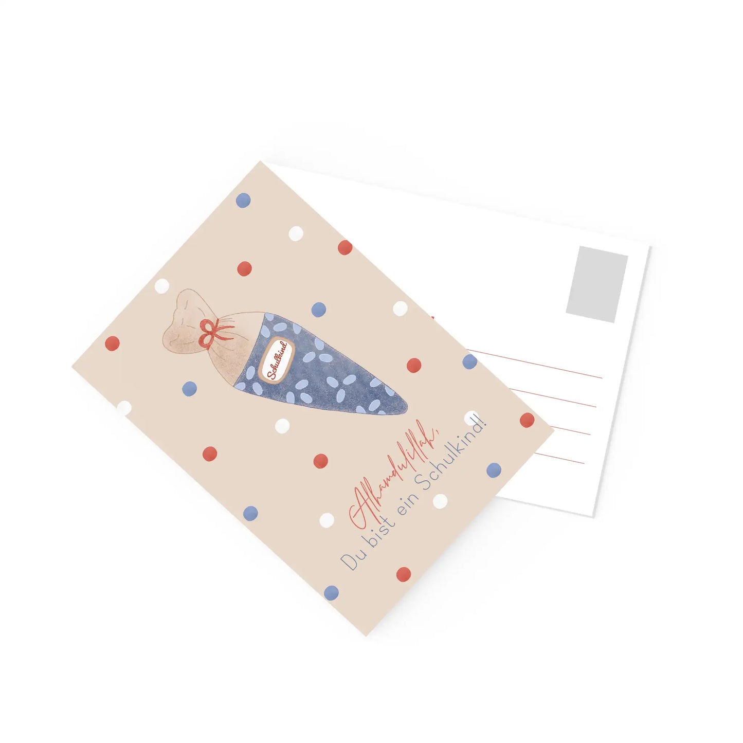 Postkarte "Schultüte" - B-Ware
