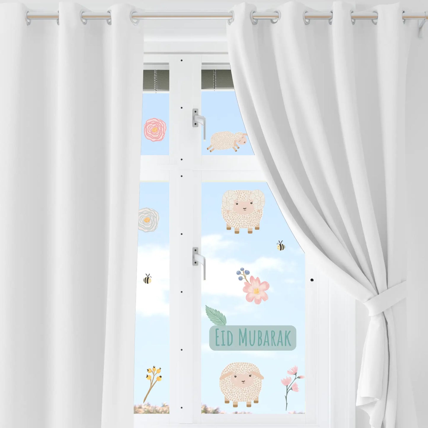 Selbstklebende Fensterbilder „Opferfest“