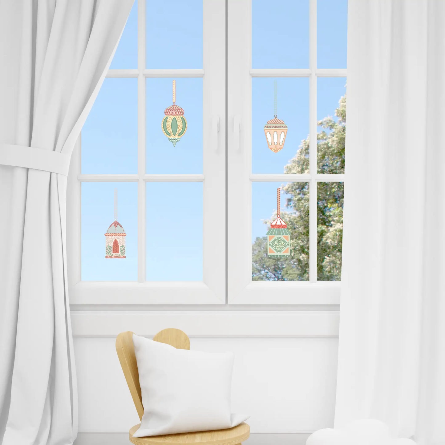 Selbstklebende Fensterbilder „Ramadanlaterne“