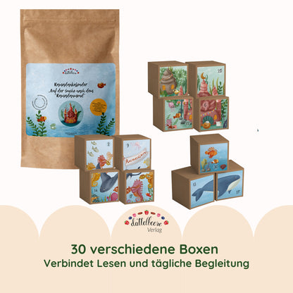 🌙 Ramadan-Paket "Auf der Suche nach dem Ramadanmond": Kinderbuch + Ramadankalender