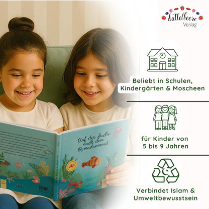 🌙 Ramadan-Paket "Auf der Suche nach dem Ramadanmond": Kinderbuch + Ramadankalender