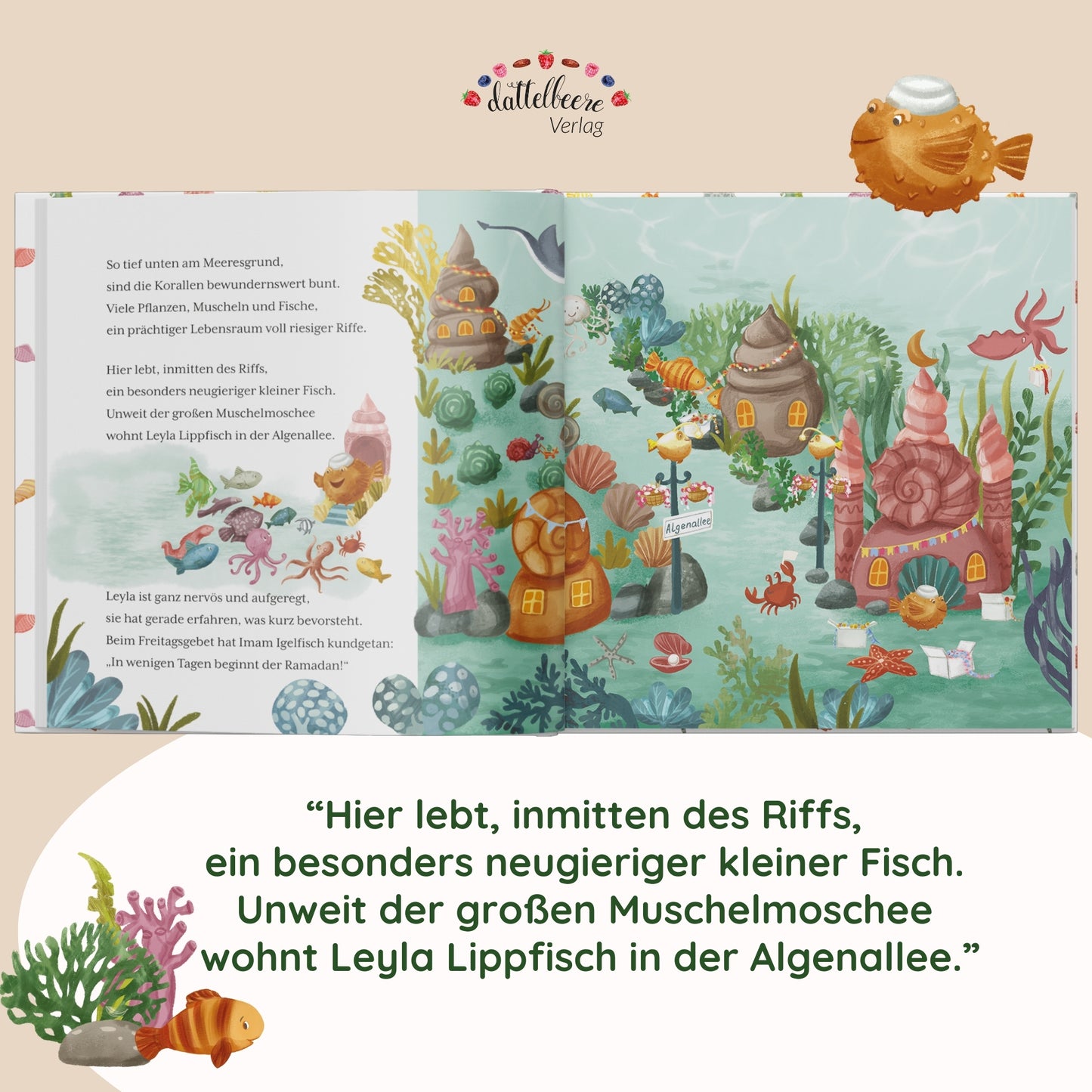 🌙 Ramadan-Paket "Auf der Suche nach dem Ramadanmond": Kinderbuch + Ramadankalender