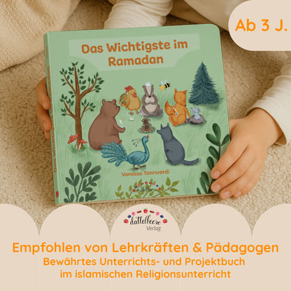 Kinderbuch „Das Wichtigste im Ramadan“ – muslimisches Vorlesebuch ab 3 Jahren über den Fastenmonat.