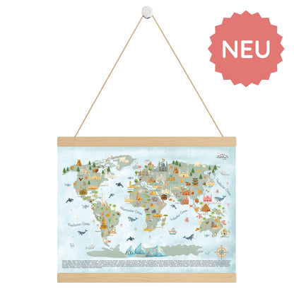 Poster "Weltkarte der Moscheen"