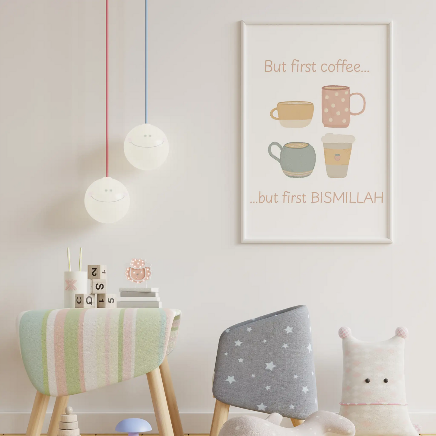 Poster "But first coffee"