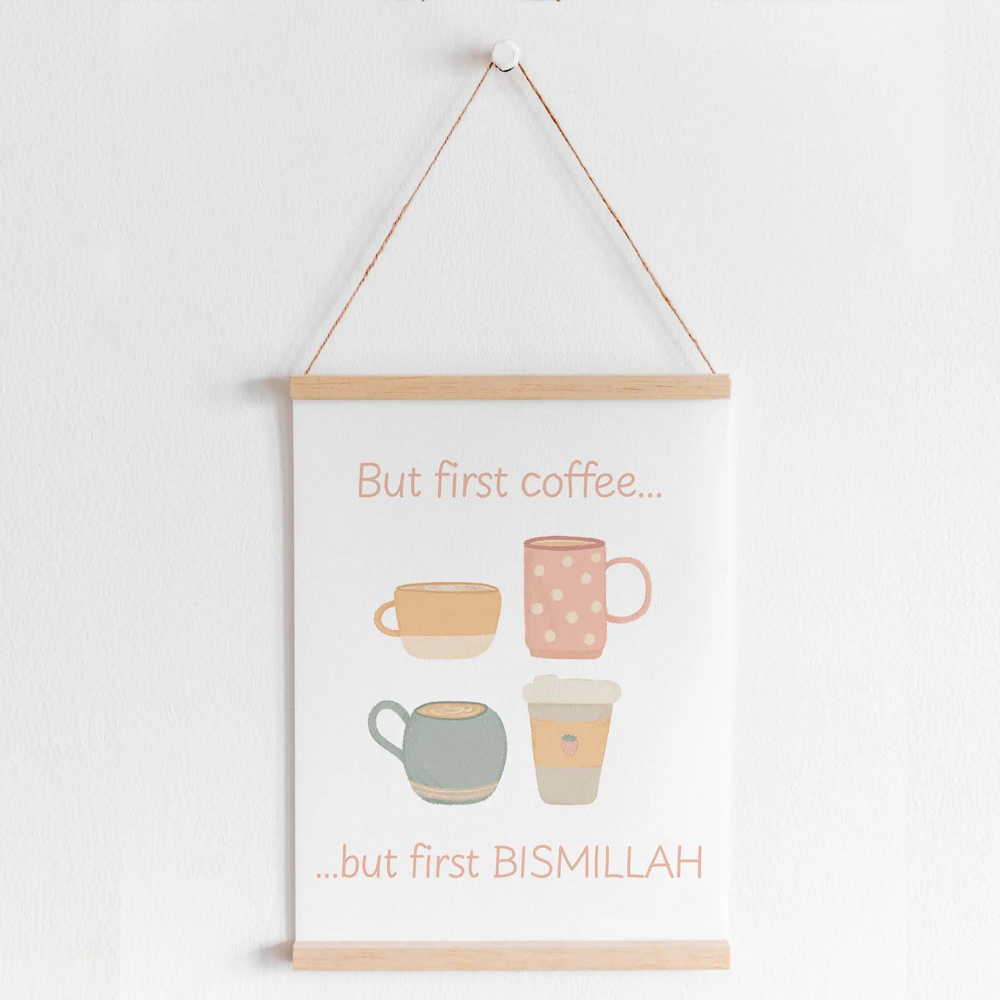 Poster "But first coffee"