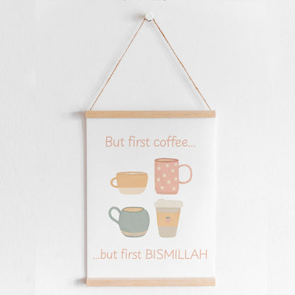 Poster "But first coffee"